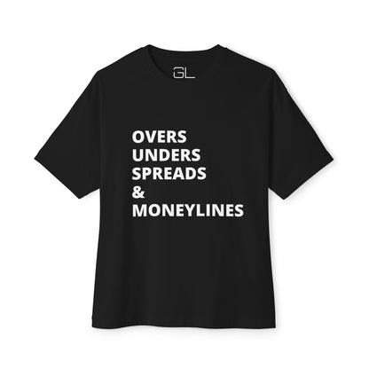 Overs, Unders, Spreads & Moneylines